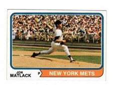 1977 Topps Jon Matlack New York Mets #153 EXC
