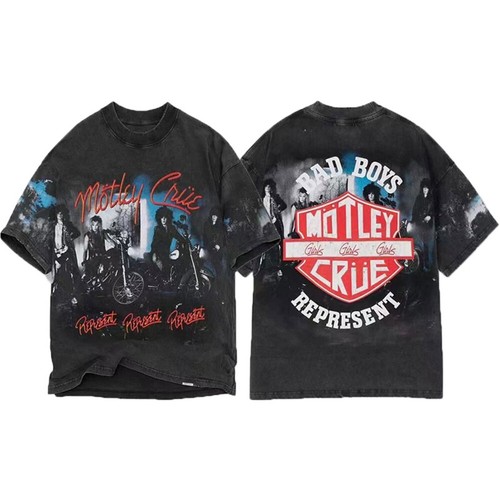 2025 Men Women Summer T-Shirt Retro Top High Street Oversized Fashion Tee REPR* - Picture 47 of 49