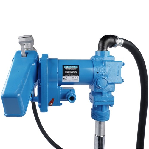 Blue Fuel Transfer Pump + Nozzle Kit 12V 20GPM for Diesel Gasoline Kerosene NEW - Picture 7 of 18