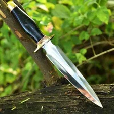 Sykes Fairbairn V-42 Devil's Brigade Fixed Knife Blade 1095 Double Edge Military