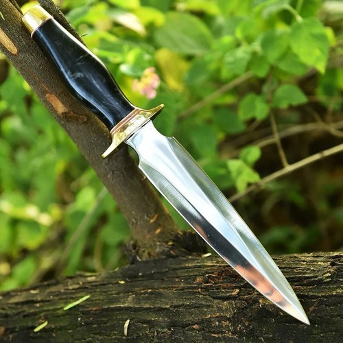 Sykes Fairbairn V-42 Devil's Brigade Fixed Knife Blade 1095 Double Edge Military - 第 1/5 張圖片