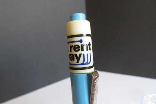 VINTAGE Rent Way® Houston, TX *VIDEO* Area Click Pen "We Rent Everything!" Fat B - Picture 5 of 9