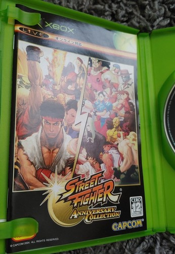 Street Fighter Anniversary Collection Capcom Japanese Original Xbox - Picture 9 of 11