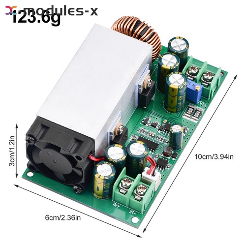 DC-DC verstellbares Step-Down Buck Konverter Modul 12 V-90 V auf 5 V/9 V/12 V/24 V/36 V48 V - Bild 15 von 22