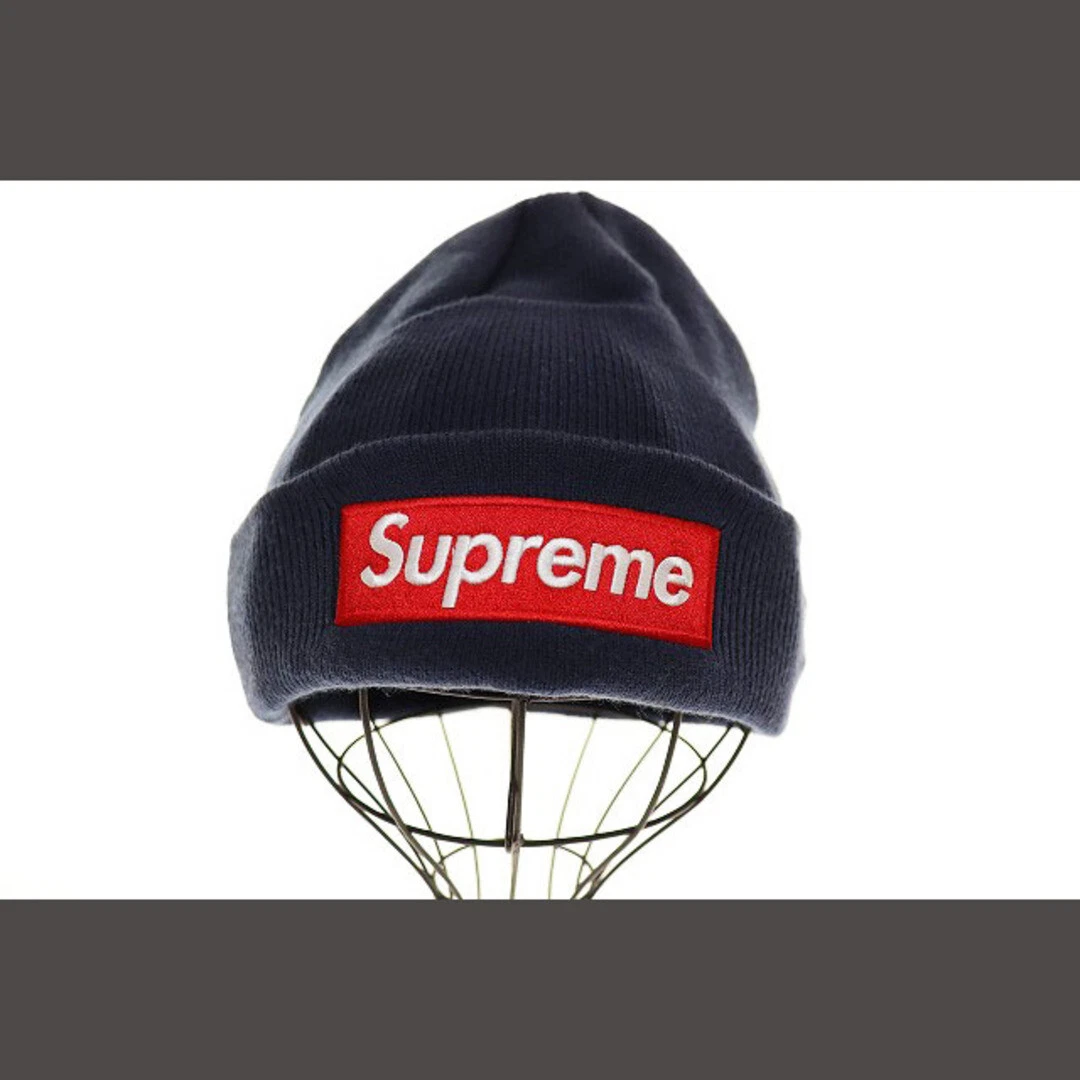 Supreme x NEW ERA 24AW BOÎTE LOGO BONNET TRICOT MARINE CHAPEAU A d'occasion ef53dfcc1ac4f62488b2
