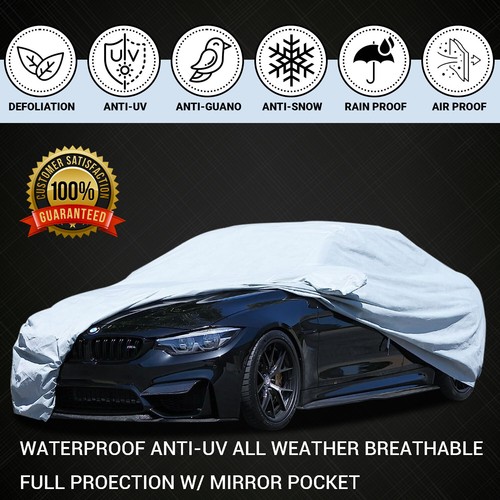 Waterproof Car Cover For 1985-2016 2017 2018 2019 2020 2021 VW Volkswagen Golf - Picture 10 of 18