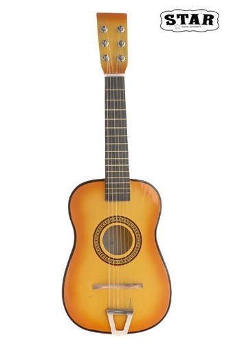 Star Kids Acoustic Toy Guitar 23 Inches Color Orange - 第 2/6 張圖片
