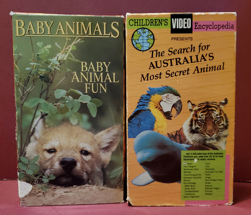 VHS Lot of 13 kid's tapes - baby animals, Disney, Hard Hat Harry, fun variety! - Picture 6 of 8