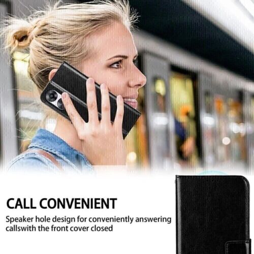For T-Mobile Revvl 7 Pro Classic Flip Leather Wallet Stand Card Slot Case Cover - Picture 8 of 25