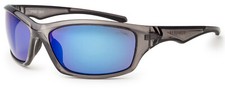 Stone by BLOC TERMINATOR Grey Sunglasses with Blue MIrror Lens ST520