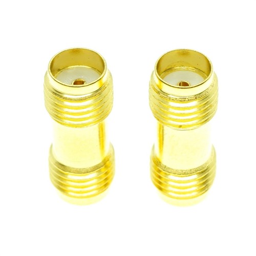 2pcs Adapter SMA Female To SMA Female Jack RF Connector Straight F/F RF Coaxial - Picture 3 of 3