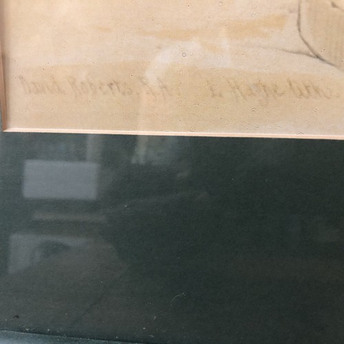 Stampa d'arte, Grande Portico, Tempio di Philae Nubia di David Roberts 35,5 X 27 in - Foto 6 di 17