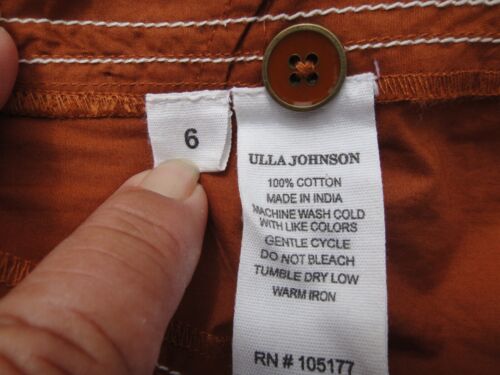 Ulla Johnson CORLISS Mini Dress Size 6 Sumac Cotton Puff Sleeve - Read Desc. - Picture 4 of 12
