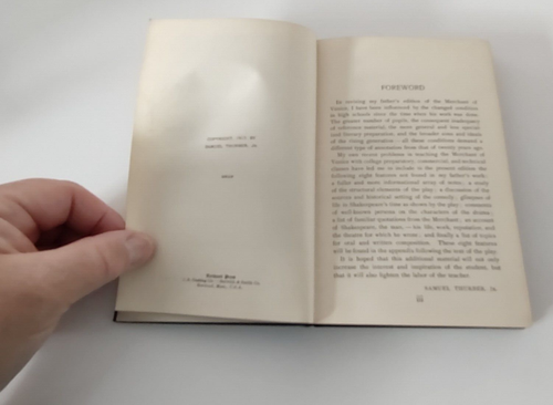 Academy Classics Merchant of Venice Shakespeare 1917 Hard Cover w/Illustrations - Imagen 6 de 10