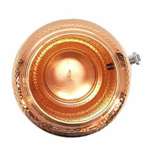 Hammered Copper Water Dispenser Matka Water Storage Container Pitchers Tank 12 L - Picture 2 of 5