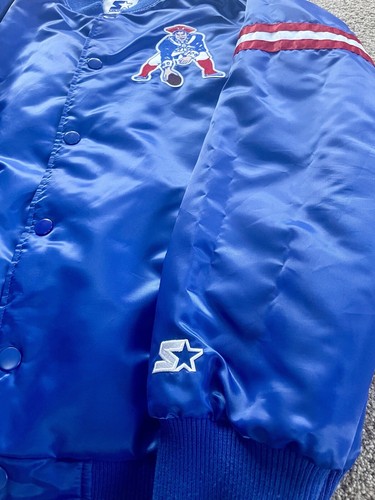 ONLY ONE ONLINE Vintage 90s Throwback Patriots Starter Pro Line Satin Jacket L - Picture 9 of 11