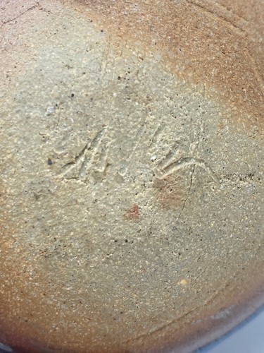 * BLAUE VASE KOBALT MID CENTURY SIGNIERT KERAMIK SCANDI 60ER VINTAGE DESIGN - Bild 11 von 13