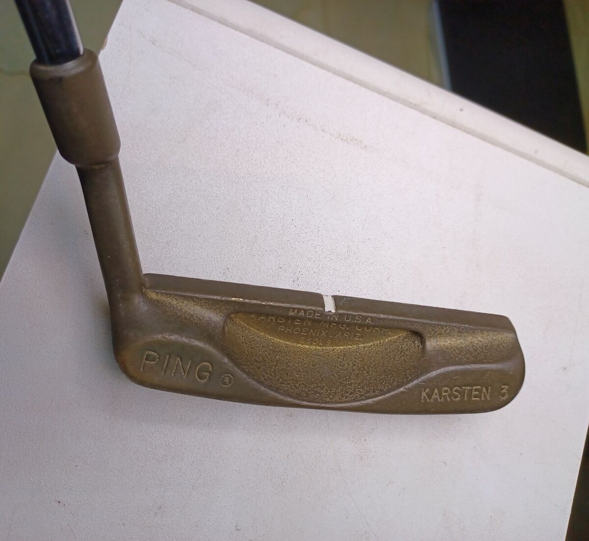 Ultra Rare Vintage Ping Karsten 3 Brass Putter Phoenix Ariz Ultra Rare Vintage Ping Karsten 3 Brass Putter Phoenix Ariz