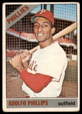 1966 Topps #32 Adolfo Phillips RC Philadelphia Phillies