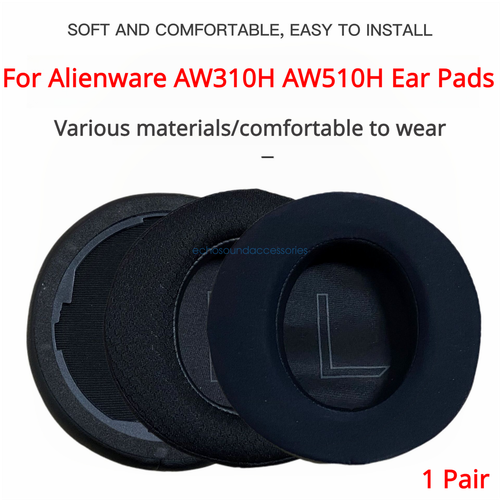 Almohadillas de repuesto para auriculares Alienware AW310H AW510H cubierta - Imagen 1 de 8