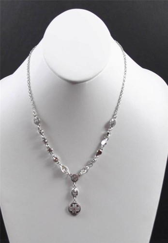 I Creative Cross Tono Collar Plata Pendientes Perforados Conjunto Hecho a Mano Artesano - Imagen 6 de 12