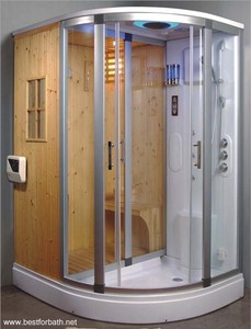 Steam Shower Cabin And Dry Sauna Combo Bluetooth 6 Year Warranty Image Is Loading Steam Shower Cabin And Dry Sauna Combo Bluetooth
