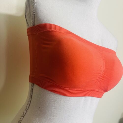 2 Pack Anemone Strapless Bra Tube Removable Padded Stretch Sexy Top One Size - Picture 10 of 10
