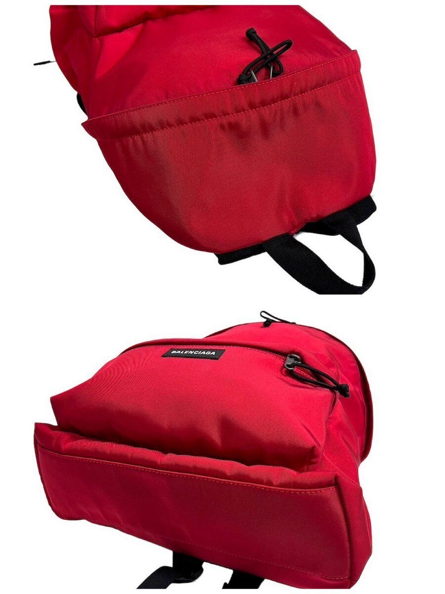 Balenciaga Explorer Large Capacity Backpack Nylon Red 503221 Balenciaga Explorer Large Capacity Backpack Nylon Red 503221