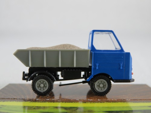 Mehlhose/Busch 210013501 Multicar M22 Muldenkipper m. Kiesladung in blau 1:87/H0 - Bild 7 von 12