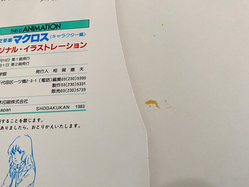 Portafolio de tarjetas de póster con impresión artística Macross This is Animation 1983 vintage Japón - Imagen 19 de 20