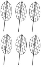 6 ea Panacea Products 89323 14" D x 20" Tall Grow Thru Peony Ring Plant Supports