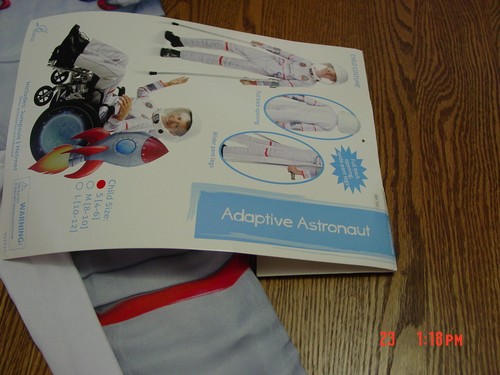 Boys Adaptive Astronaut Costume - Picture 4 of 5