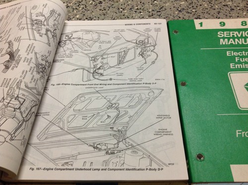 1989 Chrysler Plymouth Dodge FWD Daytona Lancer Lebaron Service Shop Manual Set - Picture 4 of 5
