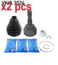 X2 PCS BOTH SIDES L&R FITS CI JOINT KIT, DRIVE SHAFT VKJA 3024 FITS FOR SKF