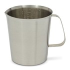 32 oz Stainless Steel Measuring Cup with Handle, 1000 ml Metal Pitcher