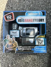 Big Bang Theory Tiny TV Classics Real Working TV & Remote Arcade Toys Brand New!