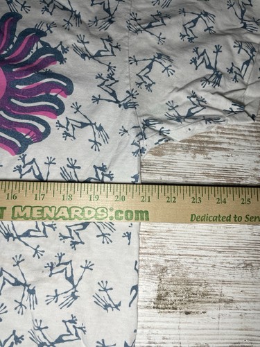 Men’s Vintage Bondi Surf Club T-shirt Size L Kokopelli Man All Over Print - Picture 8 of 9