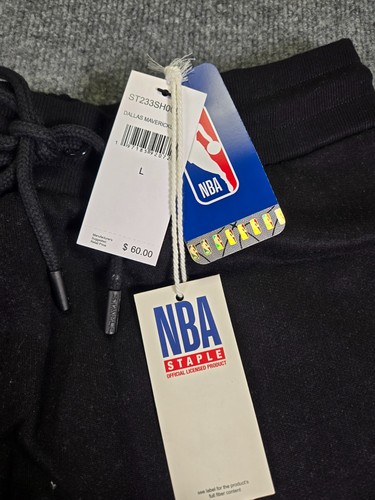 Pantalones cortos para hombre NBA x Staple Dallas Mavericks equipo local grandes negros - Imagen 9 de 14