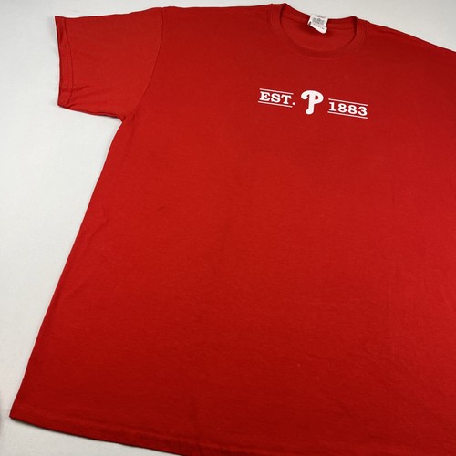 Nueva camiseta 2015 Philadelphia Phillies Opening Night talla XL SGA McDonalds Gildan - Imagen 4 de 17