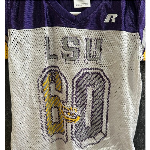 LSU Unisex Mesh Jersey Top, VGUC, Sz XS (4-5) (4C) - Picture 3 of 4