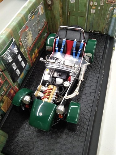【Mini Car】 Kyosho 1/18 Caterham Super Seven (Racing Screen) used from Japan Good - Picture 4 of 8