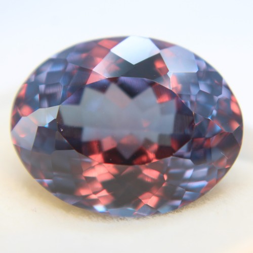 Loose Gemstones Color Change Natural Alexandrite Oval Shape Certified 14+ Ct - Picture 1 of 4