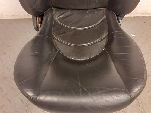 ASIENTO DELANTERO DERECHO CUERO JAGUAR 2000-2006 FINALES XK8 X100 NEGRO USADO PATA CARBÓN - Imagen 15 de 23