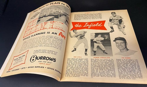 WORLD SERIES 1954 PROGRAM CLEVELAND INDIANS VS. NEW YORK GIANTS 9/27 SI REPORT - Picture 2 of 5