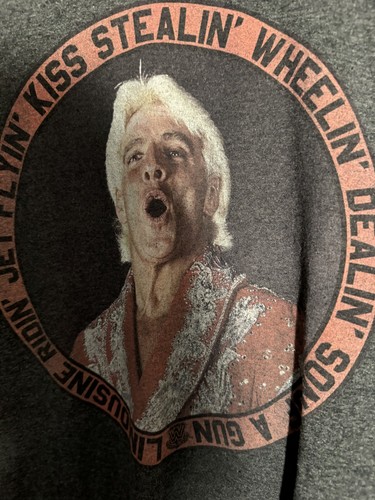 Ric Flair WWE Tee Herren Gr. M grau WCW NWA World Champion - Bild 4 von 11
