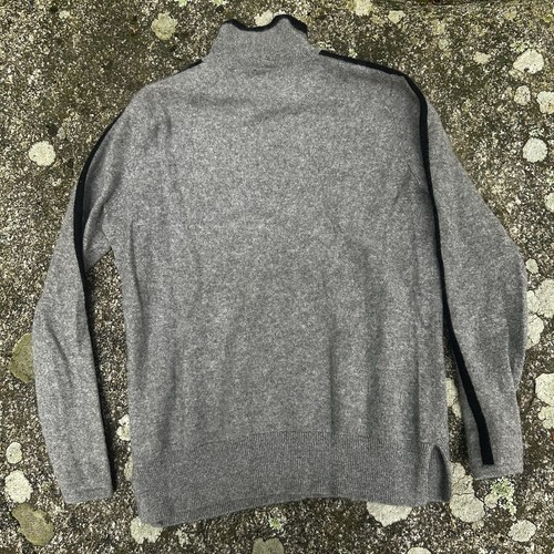 Neiman Marcus Cashmere Men's Gray Cashmere Full Zip Sweater Sz Small - Picture 8 of 11