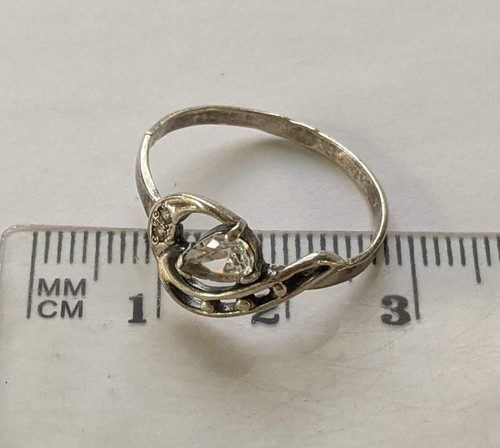 Vintage ring sterling silver 925 Size 9 Weight 1.59 g. Ukrainian jewelry. - Bild 9 von 12