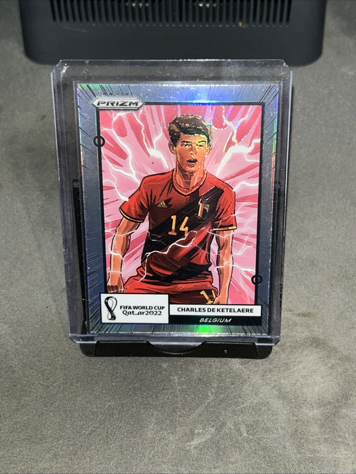 2022 Panini Prizm World Cup Qatar Manga Charles De Ketelaere Atalanta Belgium