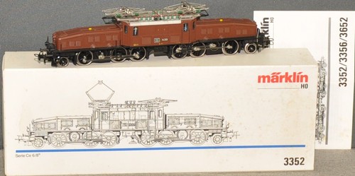 Märklin 3352 .1 schweizer E-Lok  Krokodil   SBB  Guß   braun  neuwertig  OVP  H0