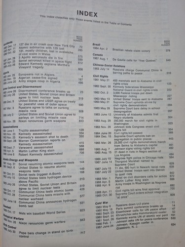 Vintage Times In Review 1960-1969 New York Times Decade Book Library Reference - Picture 23 of 24
